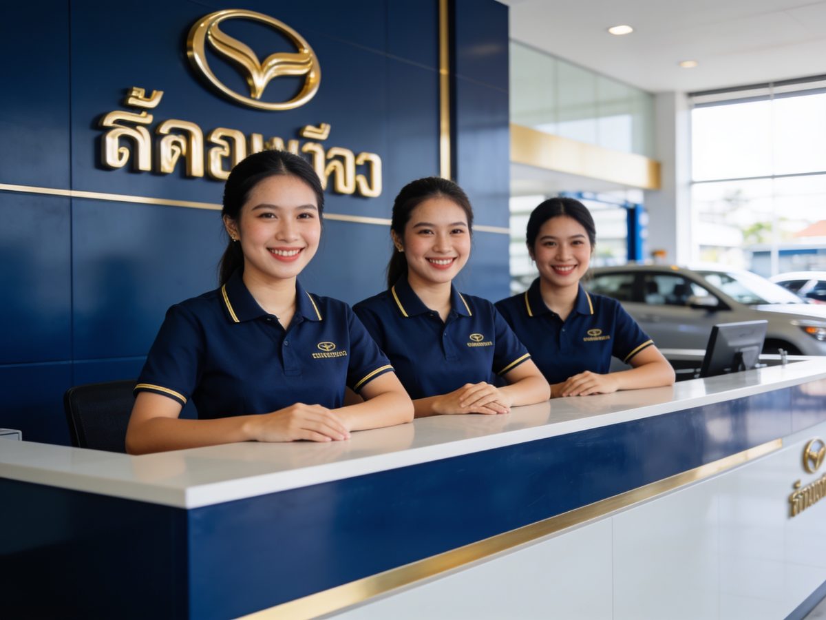 ทีมงานบริการหน้าร้านและงานทะเบียน